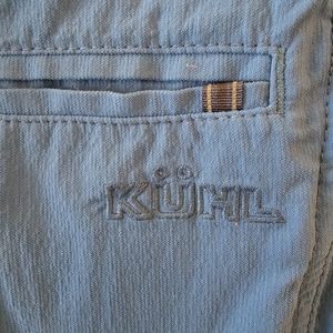 Like New KUHL Blue Lightweight Shorts XL With Pockets